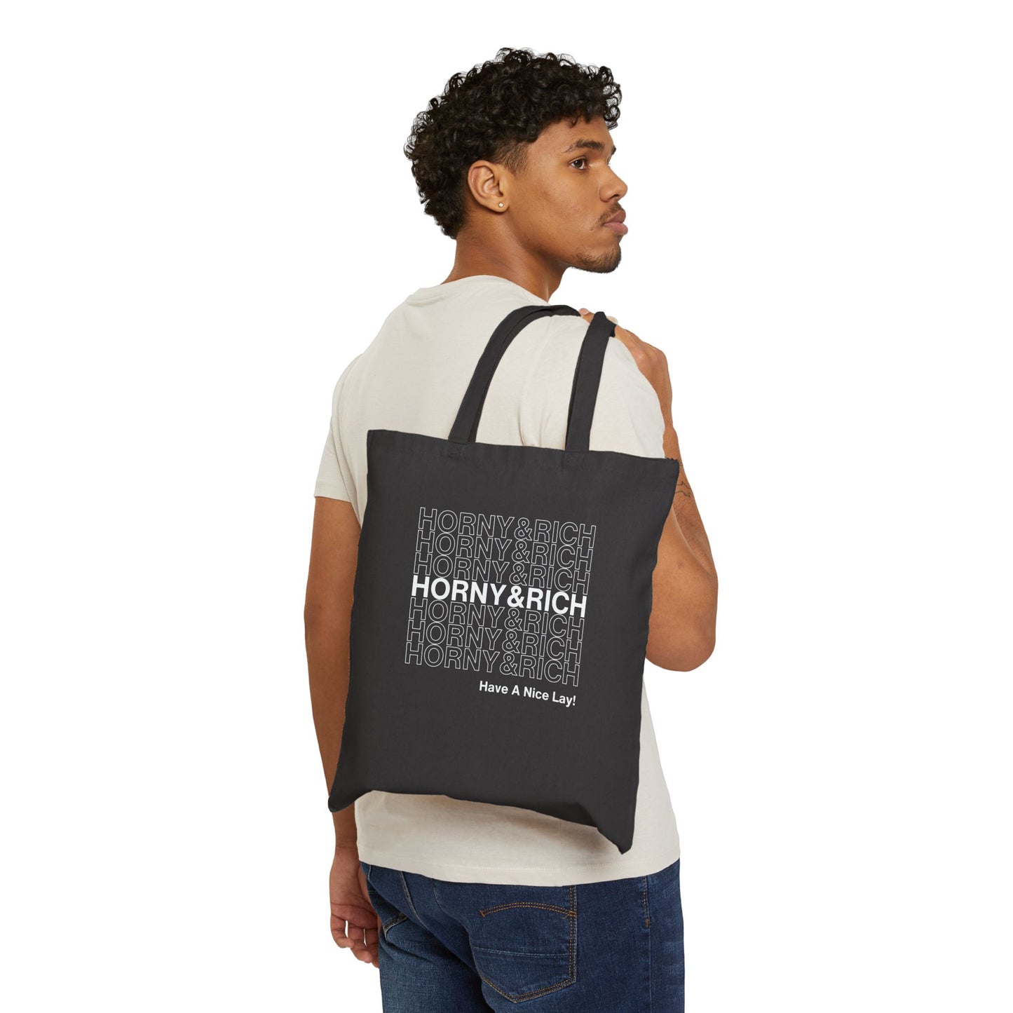 Horny & Rich Canvas Tote Bag