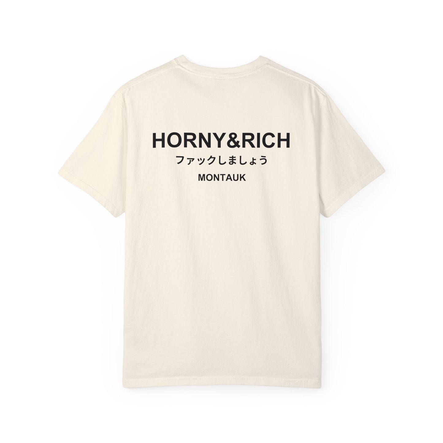 Horny & Rich Japanese T-Shirt - Ivory