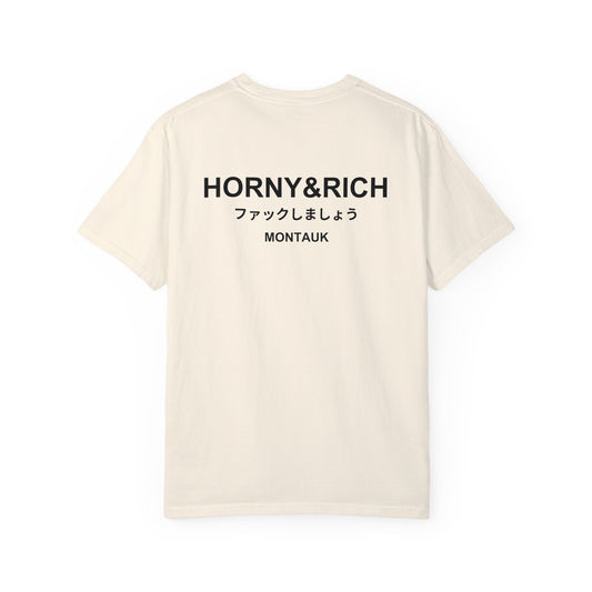 Horny & Rich Japanese T-Shirt - Ivory