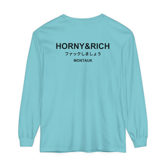 Long Sleeve Japanese Crew Neck - Mint