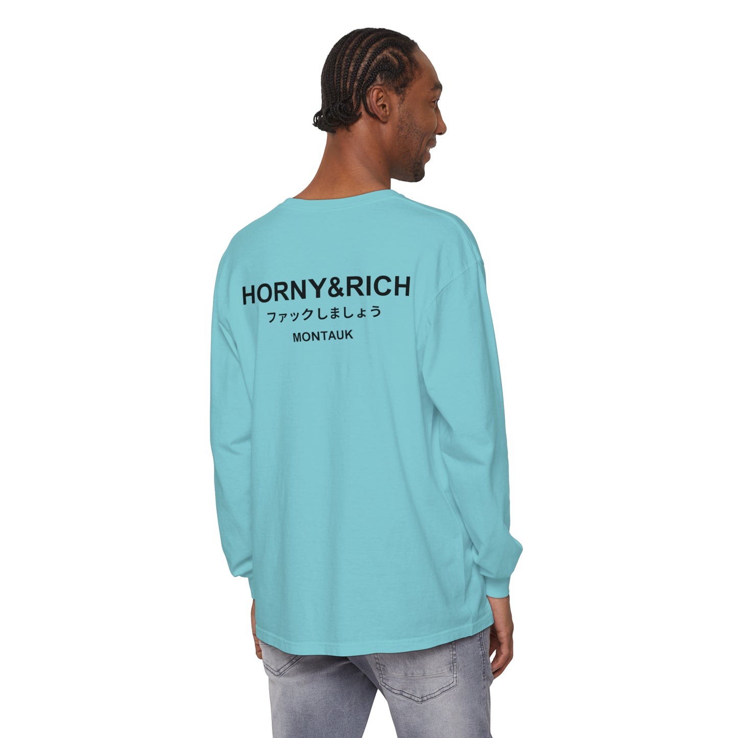 Long Sleeve Japanese Crew Neck - Mint