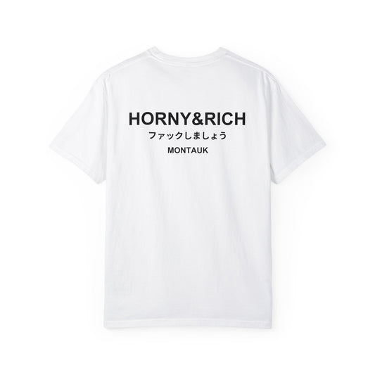 Horny & Rich Japanese T-Shirt - White