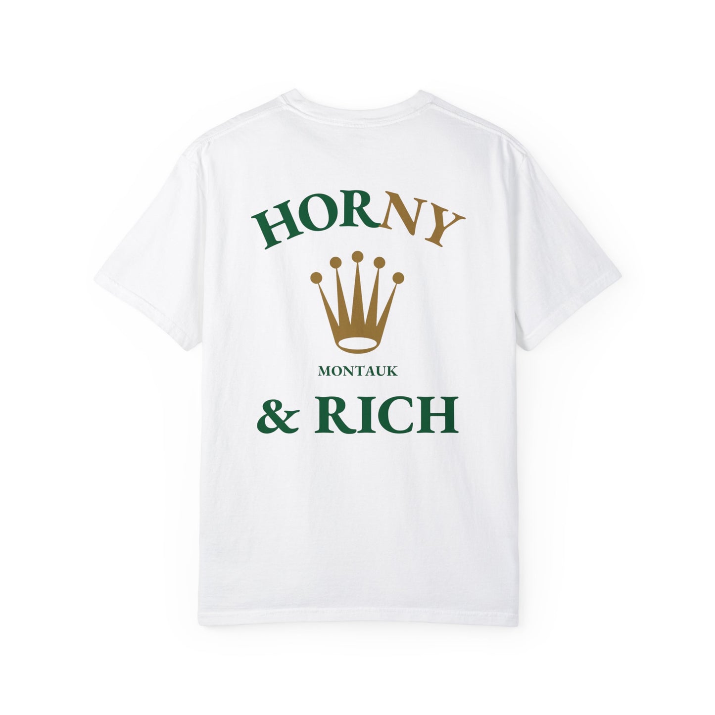 Horny & Rich Crown T-Shirt - White