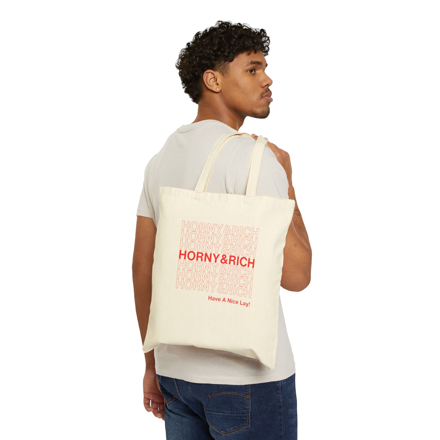 Horny & Rich Canvas Tote Bag