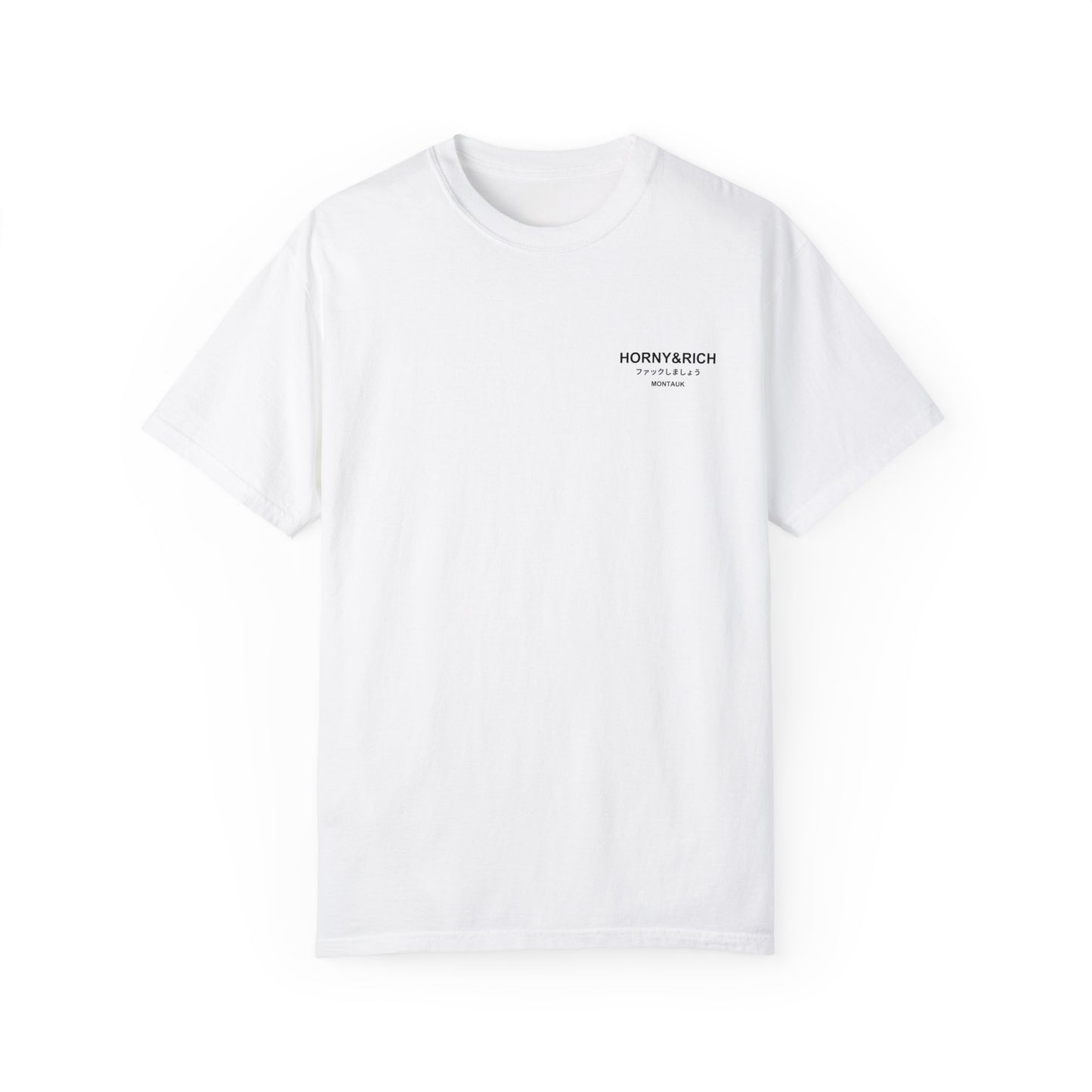 Horny & Rich Japanese T-Shirt - White