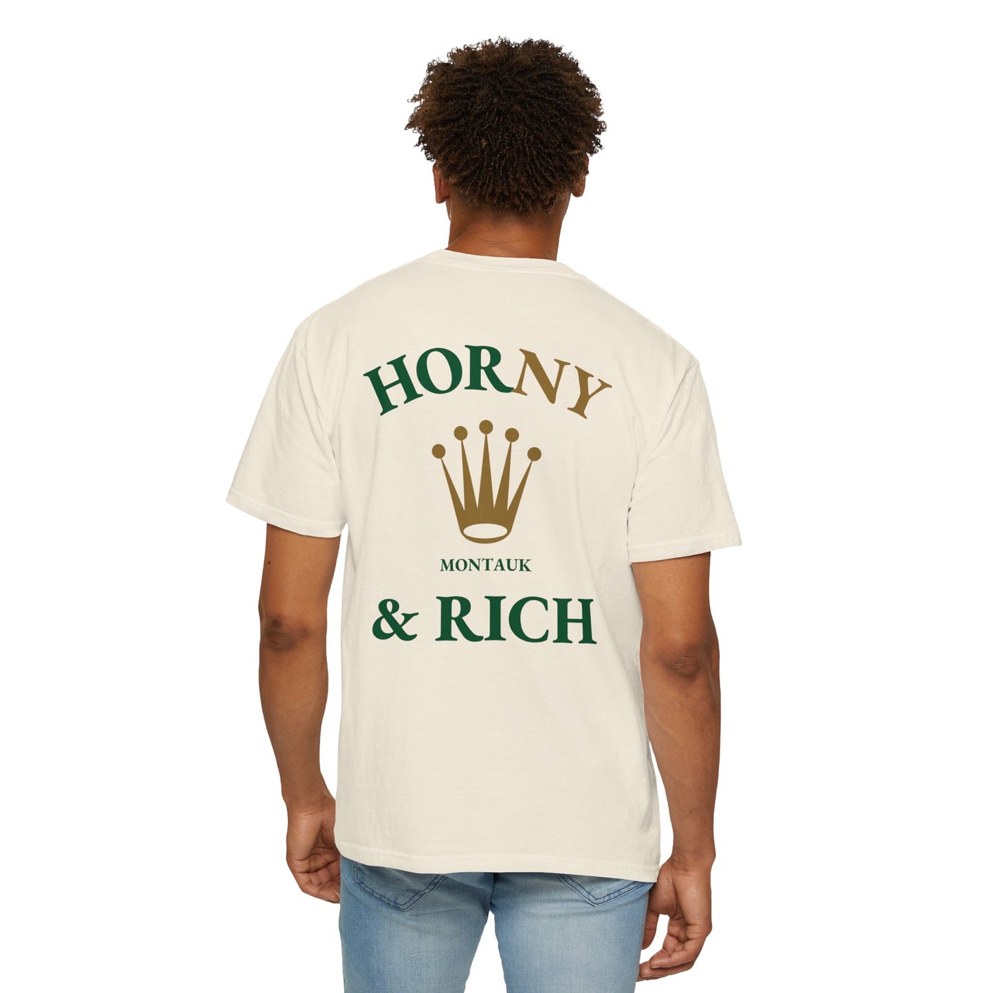 Horny & Rich Crown T-Shirt - Ivory