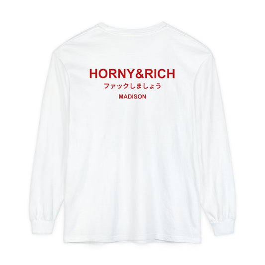 Long Sleeve Japanese Crew Neck - Madison White