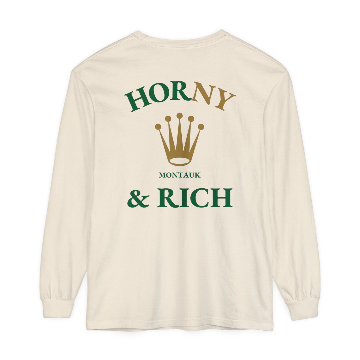 Long Sleeve Crown T-Shirt - Ivory