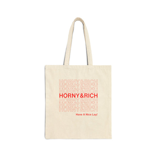 Horny & Rich Canvas Tote Bag