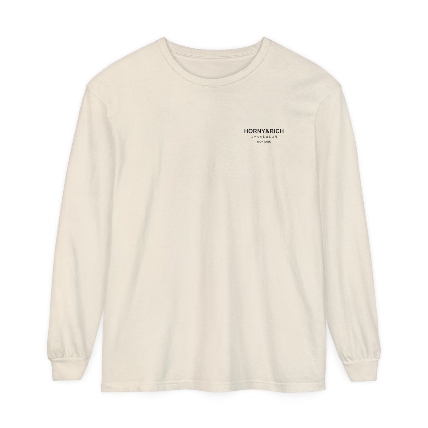 Long Sleeve Japanese Crew Neck - Ivory