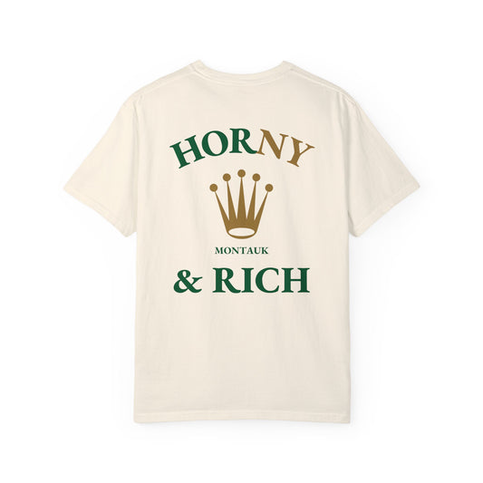 Horny & Rich Crown T-Shirt - Ivory